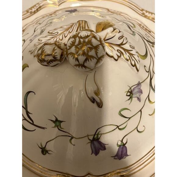 Spode Campanula Round Covered Vegetable & Oval Serving Platter Blue Y8283-F - Picture 5 of 5